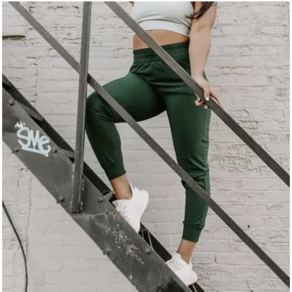 Balance Athletica Pants - Balance Athletica Vitality Hunter Green Joggers